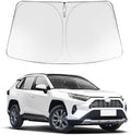 for 2019-2026 Toyota RAV4 - Premium Sunshade for Ultimate Heat & UV Protection, Foldable Front Windshield Sun Shade for SUV Crossover, TRD Off-Road, LE XLE XSE Hybrid Adventure Accessories by ChiranoBestValuableStuffs