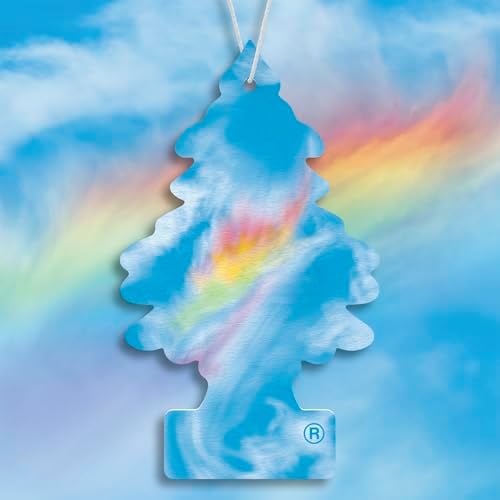LITTLE TREES Car Air Freshener | Hanging Tree Provides Long Lasting Scent for Auto and Home | 24 Air Fresheners |Fire Rainbow - Image 3