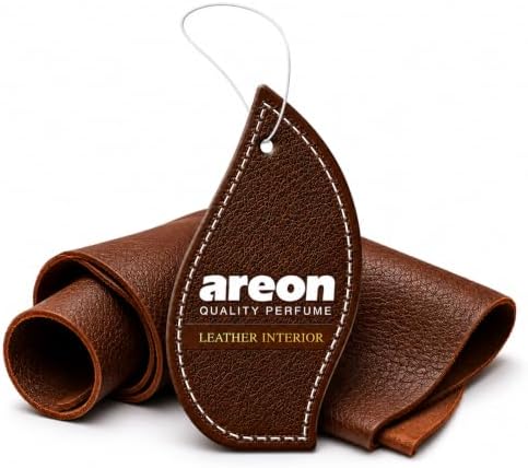 AREON MON Leather Interior Scent Hanging Car Air Freshener Pack of 12 by AREON