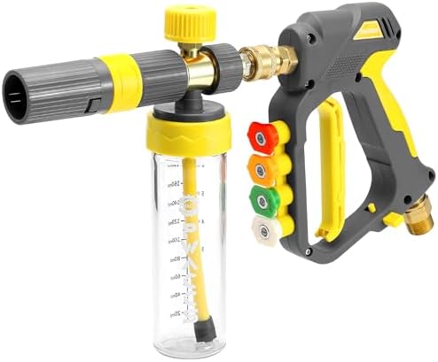 PWACCS Pressure Washer Foam Cannon Pro, Small No-Dilution Foam Gun 200 ML by PWACCS