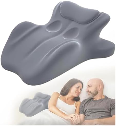 Couples Intimacy Pillow for Sitting, Multifunctional Couple Back Pillow - Low-Profile Butt Cushion with 3D Memory Foam Design, Support for Relaxation or Play (Gray) by Unknown