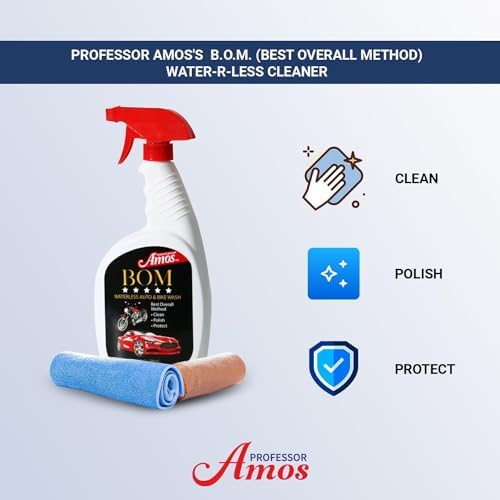 Professor Amos BOM Waterless for Auto, Bike & Home All in One - Clean, Polish & Protect - Image 2