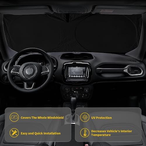 for Toyota Tundra 2005 2006 2007-2027 Car Sun Shade Windshield Sunshade - Image 4
