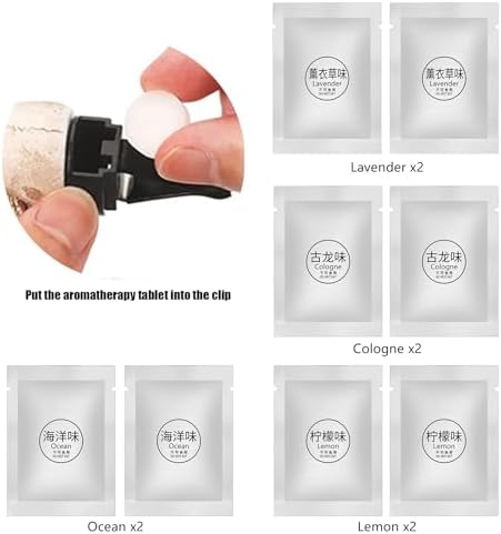 8 Packs Car Air Vent Clip Refills Solid Pads - Image 3