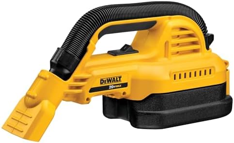 DEWALT 20V MAX Hand Vacuum, Cordless, for Wet or Dry Surfaces, 1/2-Gallon Tank, Washable Filter, Portable, Bare Tool Only (DCV517B) by Unknown