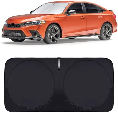 INSAUTO for Accord 2026 Windshield Sun Shade Sunshade Protector for Honda Accord 2021 2022 2023 2024 2025 Windshield Cover Sun Visor Foldable Window Heat Shield Reflector Blocks UV Ray Car Accessories by INSAUTO