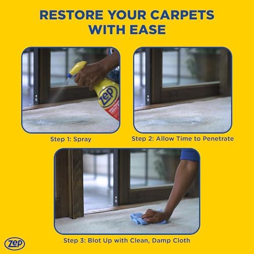 Zep High Traffic Carpet Cleaner - 1 Gallon - Penetrating Formula Removes Deep Stains. Make High-Traffic Areas Look New Again (Pack of 4) - Image 6