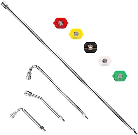 M MINGLE Pressure Washer Extension Wand - 120" Upgrade Power Washer Lance by MMINGLE
