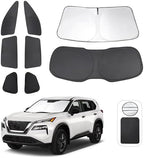 TINGLU Window Shades for Nissan Rogue 2021-2025 2026(NOT for Rogue Sport) Accessories Car Side Full Windows Cover Camping Rear Triangular Windshield Sun Shade Sun UV Rays Privacy Protection 8PCS by TINGLU