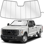 Windshield Sun Shade for Ford F250/F350/F450/F550/F600 2023-2026 by SULAGIWINDSHIELDSUNSHADE