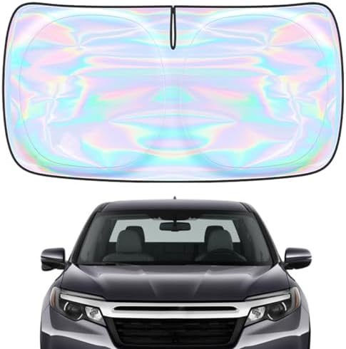 for Honda Ridgeline 2017-2025 2026 Windshield Sun Shade Cover - Custom Fit Honda Ridgeline 4 Layers Sunshade Foldable Front Window Sunshade Sun Visor Protector Block UV Rays Keep Your Car Cooler by Unknown