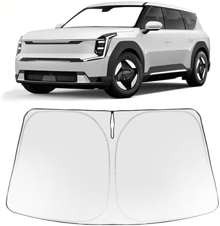 Proadsy Custom Fit Car Windshield Sun Shade for 2024-2026 Kia EV9 GT Line by Proadsy