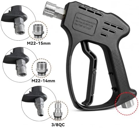 Pressure Washer Short Gun Set, 4000 PSI - Image 2