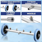RIDGE WASHER Pressure Washer Undercarriage Cleaner, with Foam Cannon - Image 6
