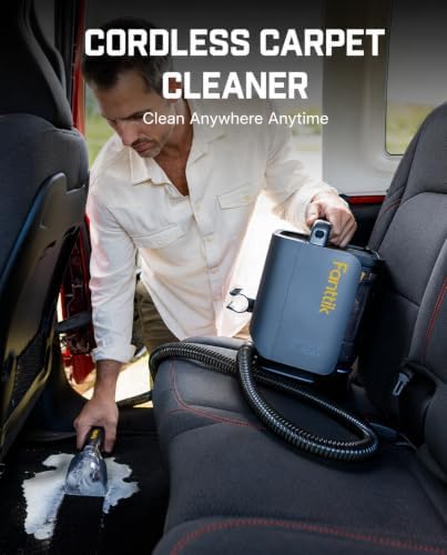 Fanttik Textra 11 Apex Cordless Carpet and Upholstery Cleaner, Self-Cleaning Tool, 150W Brushless Motor, 2 Cleaning Modes, Light-Duty Portable Spot Cleaner for Car, RV Interiors, Sofas, Area Rugs - Image 2