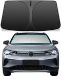 Windshield Sun Shade for 2021-2025 Volkswagen VW ID.4 Foldable Car Front Window Sunshade Accessories 240 T Sun Visor Protector Reflective Cover Block UV Rays & Sun Heat by Unknown
