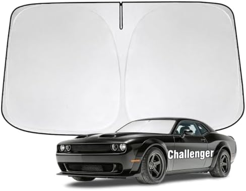 Windshield Sun Shade for Dodge Challenger 2015-2026 Sunshade by YIZHUOMY