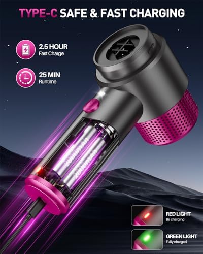CFBF Handheld Car Vacuum Cordless Rechargeable, 15000PA Mini Vacuum Cleaner - Image 5