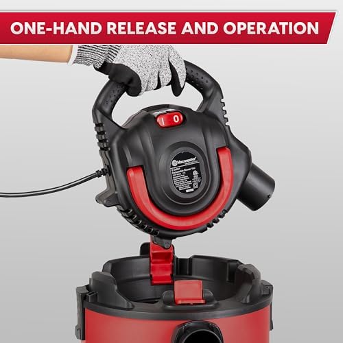 Vacmaster VBVB611PF 1101 6 Gal 5 Peak HP Wet/Dry Vac w. Detachable Blower - Image 3