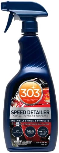303 Automotive Speed Detailer - Instantly Shines & Protects, Perfect for in Between Washes, Provides Superior UV Protection, Helps to Repel Dust & Dirt, 32oz (30246CSR) Packaging May Vary by 303Products