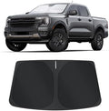 TINGLU Sun Shade for Ford Ranger 2019-2024 2025 2026 Accessories Windshield Sun Shade Window Shade UV Rays Protection Sun Visor Cover with Steering Wheel Sunshade Storage Bag by TINGLU