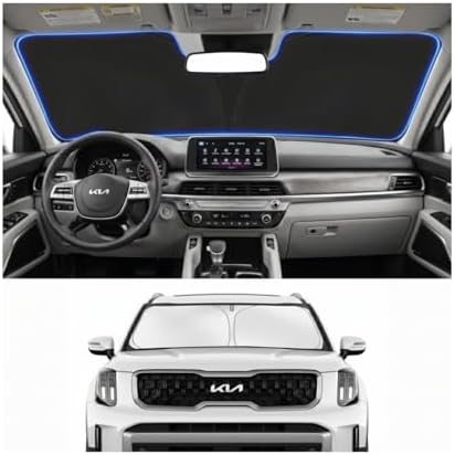 Custom Fit Windshield Sun Shade for Kia Telluride 2020-2026 by Unknown