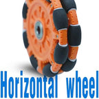 2-in-1 Can Move Horizontally Pressure Washer Undercarriage Cleaner Water Broom，23" Surface Cleaner Power Washer Attachment with 7 Nozzles 3 Extension Rods andSpare Wheel，4000 PSI - Image 4