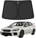 Impreza WRX Customized Windshield Sun Shade for 2017-2023 Impreza WRX (Fit for Sedan | Hatchback | WRX STI) Front Window Sunshade Visor Protector Foldable Blocks UV Rays Keep Car Cooler Accessories by aatoppus