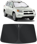 TINGLU Sun Shade for Toyota RAV4 2006-2012 Accessories Windshield Sun Shade Window Shade UV Rays Protection Sun Visor Cover with Steering Wheel Sunshade Storage Bag by TINGLU