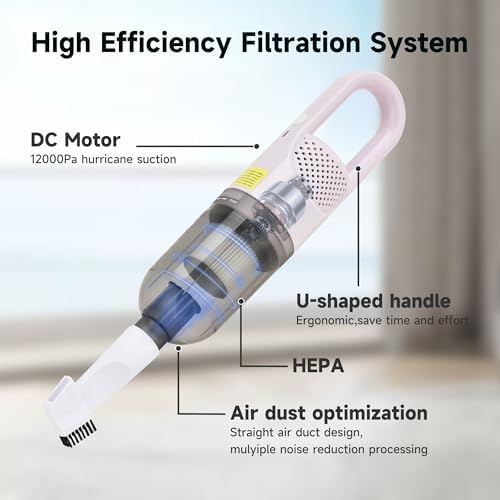 Handheld Vacuum Cleaner,6 in 1 Cordless Stick Vacuum Cleaner(Green) - Image 5