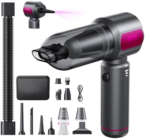 Handheld Car Vacuum Cleaner High Power 22000Pa, Cordless Portable Vacuum by REWONDER