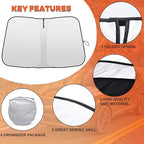 Foldable Front Windshield Sunshade for Nissan Pathfinder 2022-2026 - Image 6