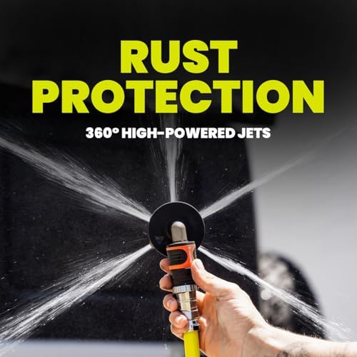 Magnetic Chassis Flusher with Hose - Underbody Chassis Flush for Off-Road Vehicles, Undercarriage Chassis Cleaner, Offroad Car & Truck Rust & Salt Protection, Garden Hose Chassis Nozzle Kit - Image 4
