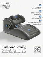 27° Wedge Pillow – Intimacy Pillow & Butt Cushion, Pregnancy Support Pillow, Reading Pillow, Positioning Furniture, Available in Two Styles (White, with Small Pillows) - Image 5