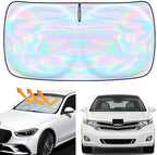 for Toyota Venza 2021 2022 2023 2024 Windshield Sun Shade - Custom Fit Toyota Venza 4 Layers Sunshade Foldable Front Window Sunshade Sun Visor Protector Block UV Rays Keep Your Car Cooler by Unknown