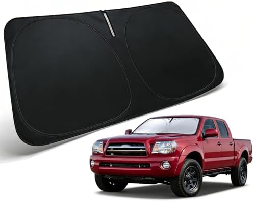 Windshield Sun Shade for 2005-2015 Toyota Tacoma Accessories by PAIMOHO