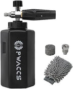 PWACCS 1.5L Foam Cannon for Pressure Washer, 1/4" Quick Connect by PWACCS