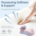 Lovers Pillow Lovers Sweet Intimate Pillow, Keep a Perfect Angle, Strong Foam Will not Shift, Assist Pregnancy, Waterproof Washable Cover. (Blue) - Image 5