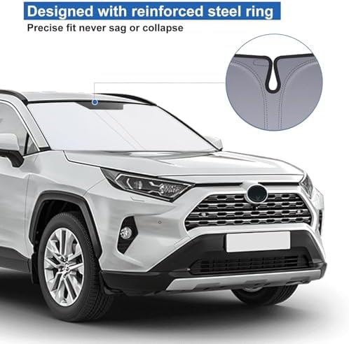 Windshield Sun Shade for Toyota Rav4 2019-2026 Accessories - Image 6