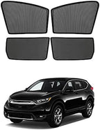 Bwen Car Sun Shade Fit for Honda CRV 2017-2022, Magnetic Side Window Shades for CRV, Custom Fit Car Shades for Side Window for Blocks UV Rays Sun Protection for Camping, 4 pcs,Black by BWEN