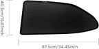 FEISHILINIYA Magnetic Side Windows Sunshades Curtain for Toyota for Camry 8th (2018-2023) Passenger Privacy Built-in Magnet Car Window Sun Shade for Camry ACCEOSSRIES - Image 2