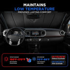 MAIKER OFF ROAD Windshield Sunshade Compatible with Toyota Tacoma 2005-2015 - Image 6