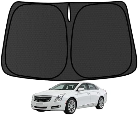 XTS Customized Windshield Sun Shade for 2013 2014 2015 2016 2017 2018 2019 XTS Front Window Sunshade Visor Protector Foldable Blocks UV Rays Keep Car Cooler Accessories by aatoppus