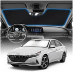 for Hyundai Elantra Sun Shade Windshield Cover - Custom Fit Elantra Accessories 2021-2025 2026 Sunshade Foldable UV Protection & Heat Shield Sun Visor Accessories by Unknown
