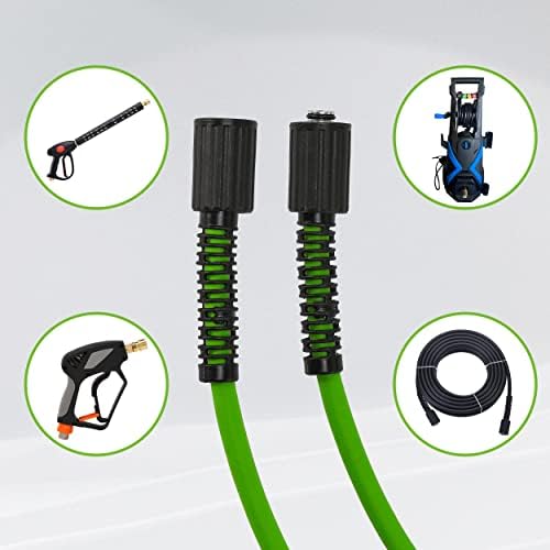 PWACCS Pressure Washer Hose 50 FT x 1/4", Power Washer Hose Kink Resistant - Image 5