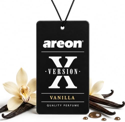 AREON X AXV02 Hanging Best Car Air Freshener Vanilla Scent, 12 Pack by AREON