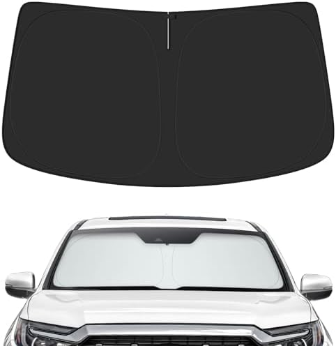 Car Windshield Sun Shade for Honda 2017-2025 2026 Ridgeline Accessories (OEM Design) Reflective Foldable Heat Insulation Sunshade for Ultimate Protection by Unknown