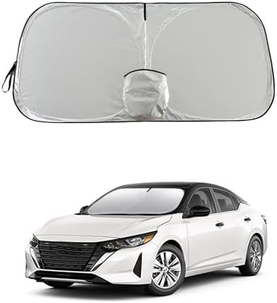 Sentra Versa Frontier Dedicated Windshield Sun Shade, Sunshade Windshield Visor for Nissan Sentra 2007-2025, Versa 2012-2025. by Nwgl
