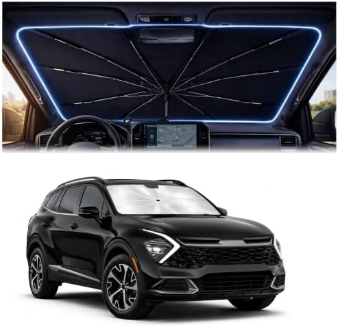 Car Windshield Sun Shade Umbrella for Kia Sportage 2023-2026 by Unknown