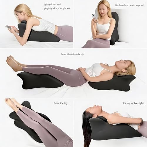 Couples Pillow Reading Pillow 27° Lift Ergonomic Memory Foam Cushion for Intimacy, NeckPillow, Multi-Functional Back Support Pillow with Replaceable Small Pillows, Comfort(Green,23"x18"x15") - Image 7